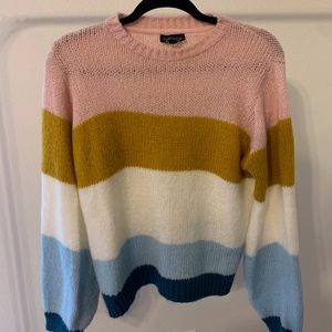 TOPSHOP STRIPED SWEATER!